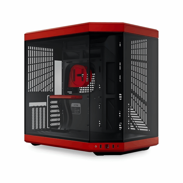 BOITIER HYTE Y70 ROUGE/NOIR