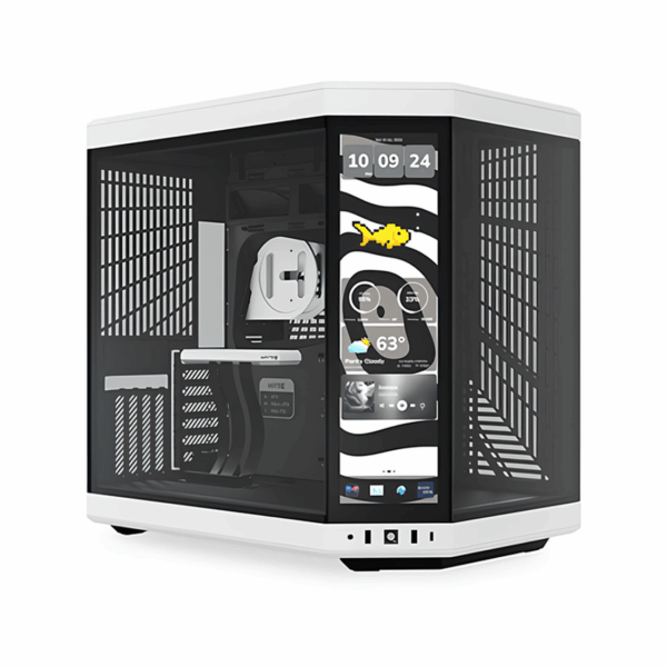 BOITIER HYTE Y70 TOUCH INFINITE BLANC/NOIR 14.9" ( PANDA )