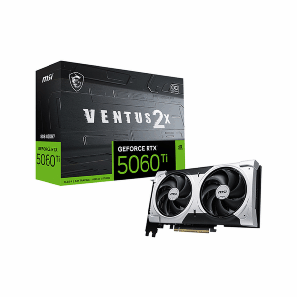 CARTE GRAPHIQUE MSI GEFORCE RTX 5060Ti 8G VENTUS 2X OC PLUS
