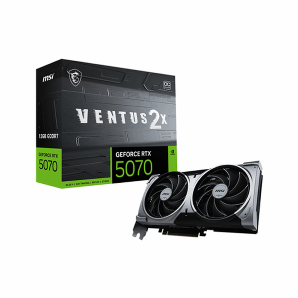 CARTE GRAPHIQUE MSI GEFORCE RTX 5070 12G VENTUS 2X OC