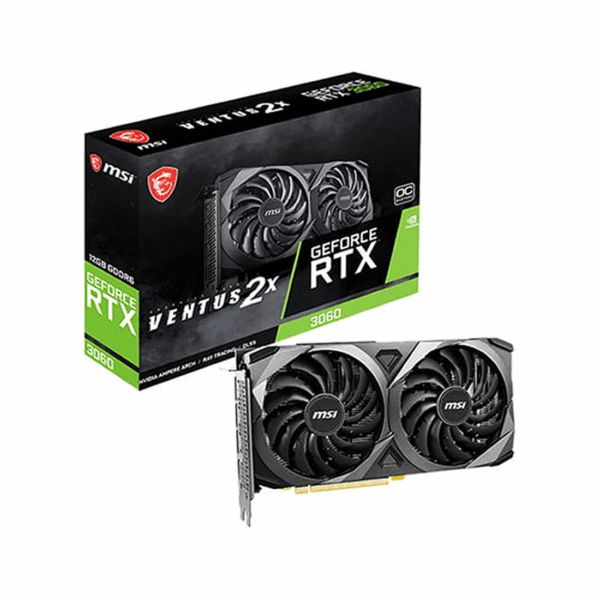 CARTE GRAPHIQUE MSI GEFORCE RTX 3060 VENTUS 2X OC 12GB