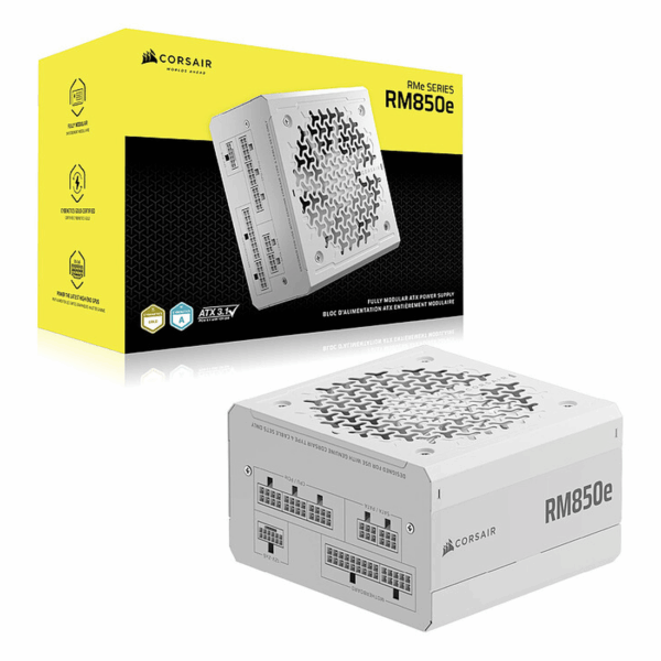 ALIMENTATION CORSAIR RM850E 80PLUS GOLD ( 2025 ) BLANC