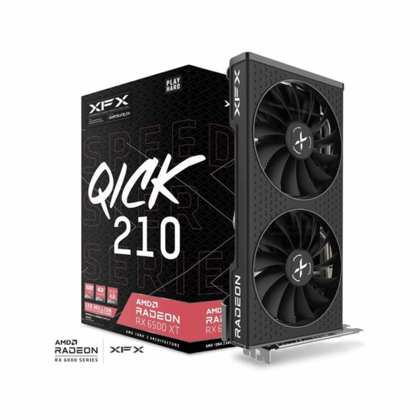 CARTE GRAPHIQUE XFX AMD RADEON RX 6500 XT 4GB ( QICK 210 )