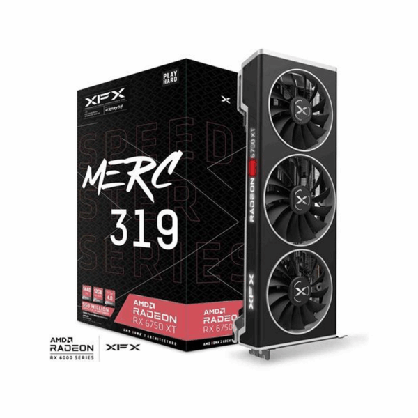 CARTE GRAPHIQUE XFX AMD RADEON RX 6750 XT 12GB ( MERC 319 )