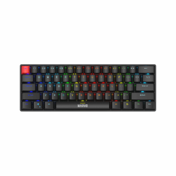 CLAVIER MARVO KG933G SABER 61 EN BLACK
