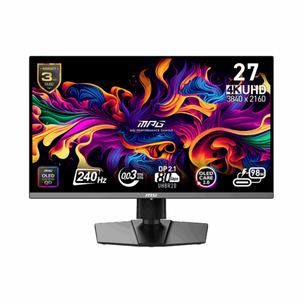 MONITEUR MSI MPG 272URX QD-OLED 27'' 240HZ 0.03MS 4K