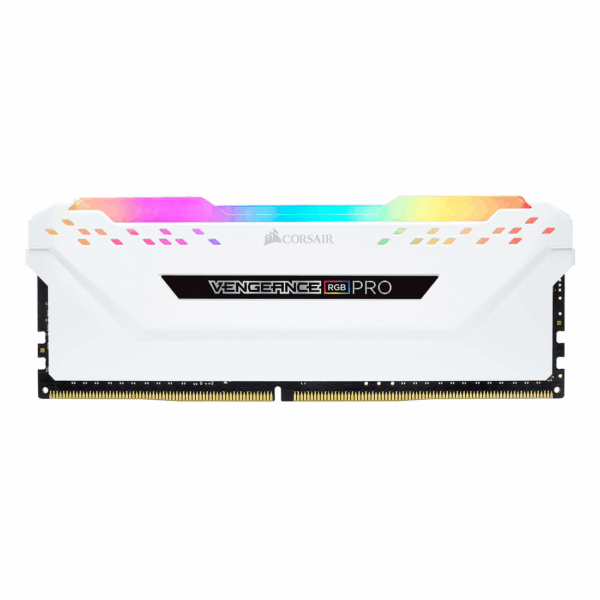RAM CORSAIR VENGEANCE RGB PRO 8GO DDR4 3200MHZ BLANC TRAY