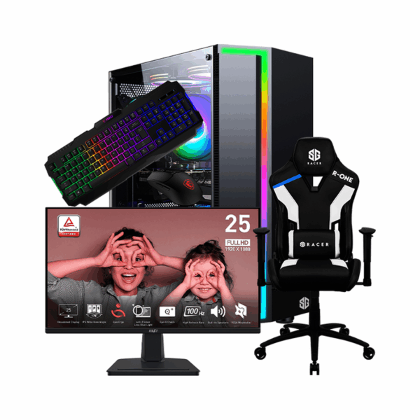 SETUP GAMER R3 3200G/8Go/256Go + MP251 + GK100 + GM100 + R-ONE