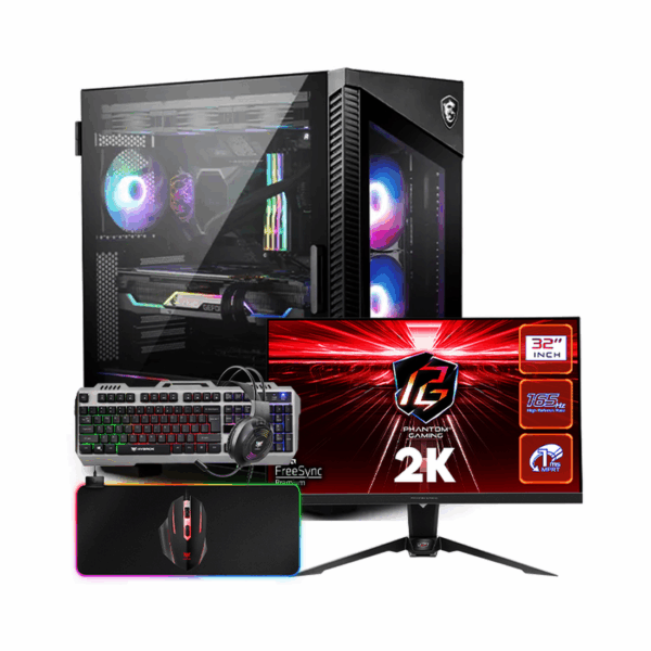 SETUP GAMER R9 9900X/RTX5070/32Go/1To + PG32QF2B + HPG100