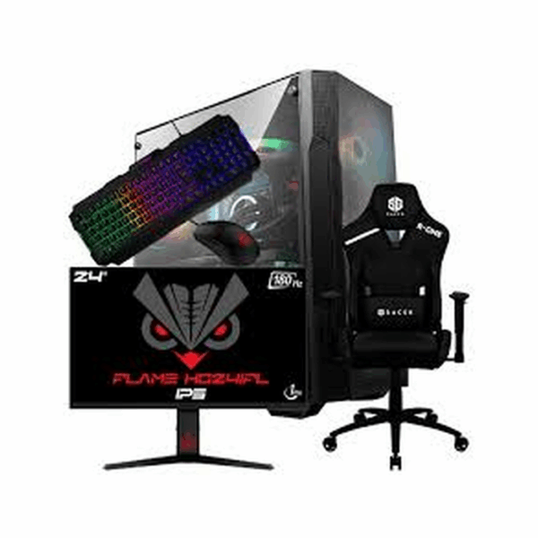 SETUP GAMER i5 10400F/RX7600/16Go/500Go + HG24IFL + R-ONE + GM100 + GK100