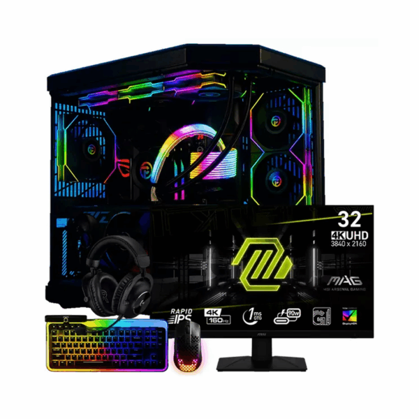 SETUP GAMER i9 14900KF/RTX5090/64Go/2To + 322UPF + KEEB TKL + AEROX 9 WIRELESS + PRO X 2