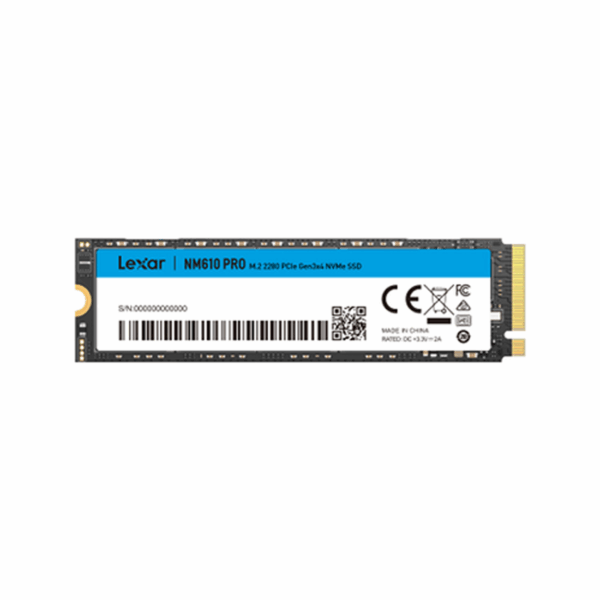 SSD NVME LEXAR NM610 1TB M.2 PCIE GEN3x4 NVMe