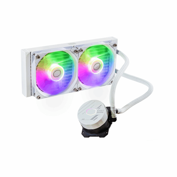 WATERCOLLING COOLER MASTER MASTERLIQUID 240L CORE ARGB BLANC