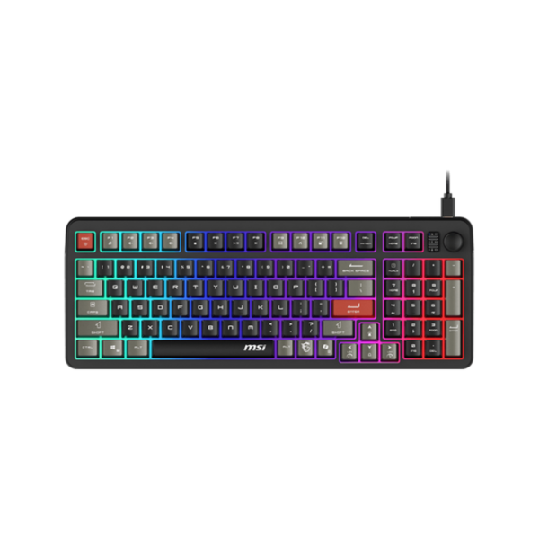 CLAVIER MSI FORGE GK110 FR NOIR