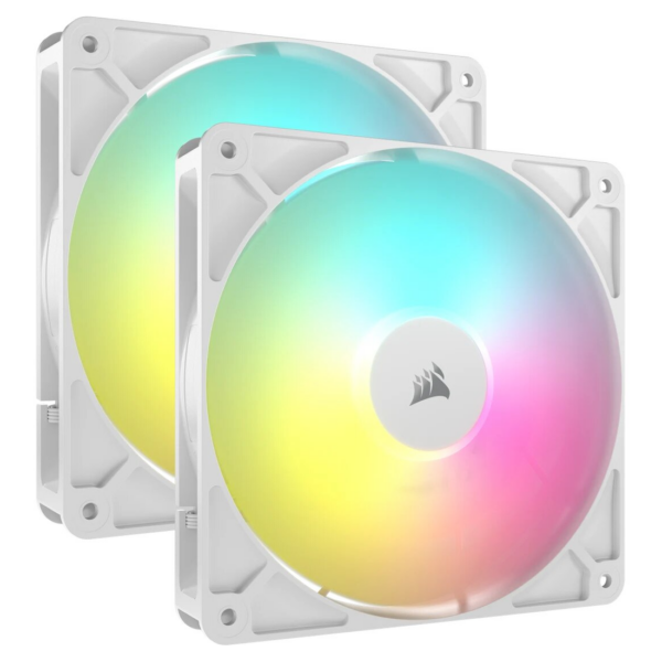 FAN CORSAIR RS140 ARGB DUAL PACK BLANC