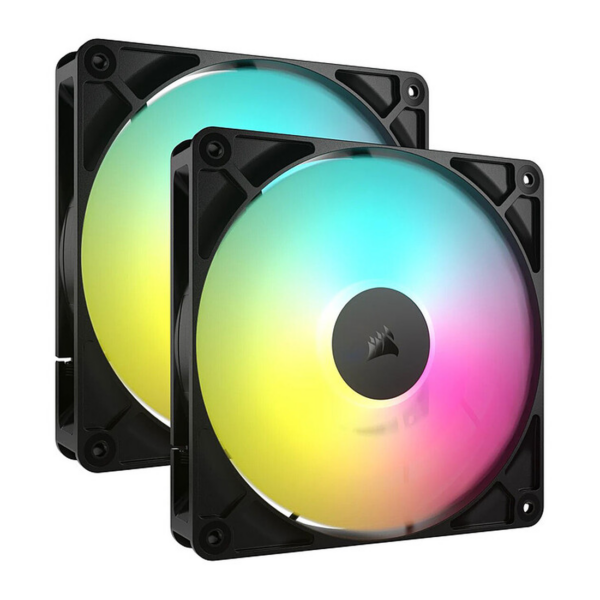 FAN CORSAIR RS140 ARGB DUAL PACK NOIR