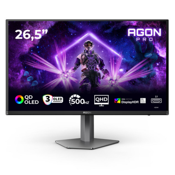 MONITEUR AOC AGON PRO AG276QKD2 26.5" OLED 500HZ 0.03MS 2.5K