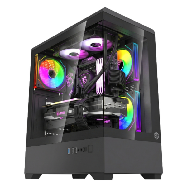 PC GAMER GLASS - R5 8400F/RX9060XT-16Go/16Go/512Go