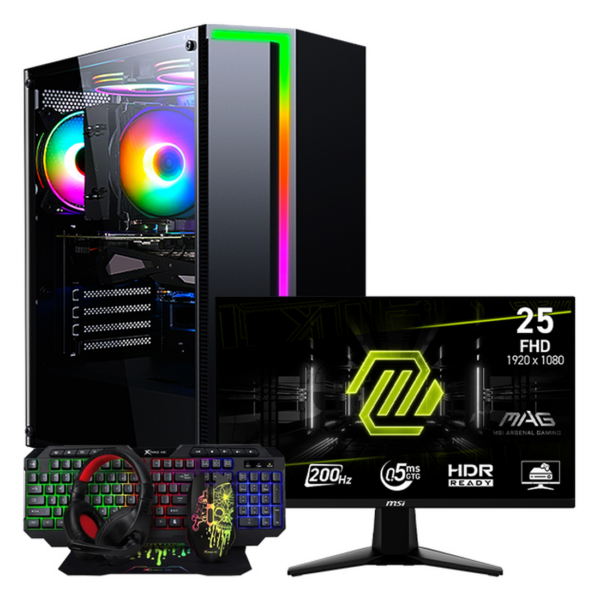 SETUP GAMER R3 PRO 5350G/16Go/256Go + 255F E20 + CMX-415