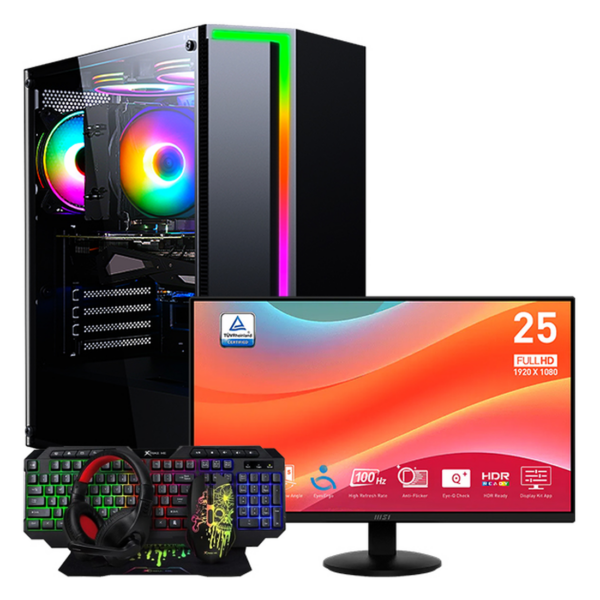 SETUP GAMER R5 3400G/8Go/256Go + MP252L + CMX-415
