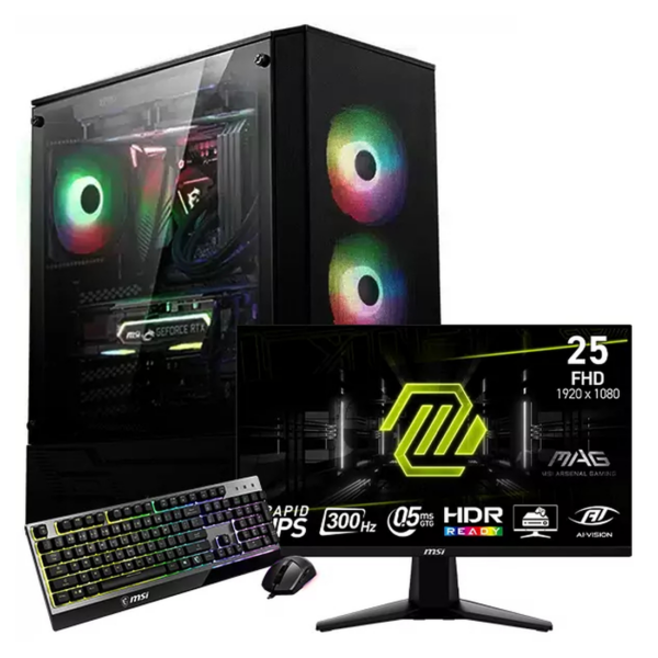 SETUP GAMER R5 5600/RTX5070/16Go/1To + 255XF + GK30