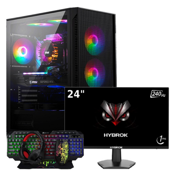 SETUP GAMER R7 5700/A750/16Go/512Go + HG24IFL240 + CMX-415
