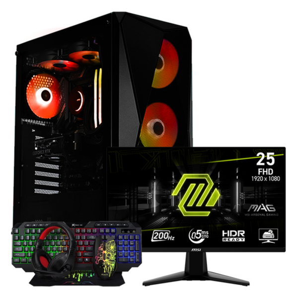SETUP GAMER i5 13400F/RTX5060/16Go/512Go + 255F E20 + CMX-415